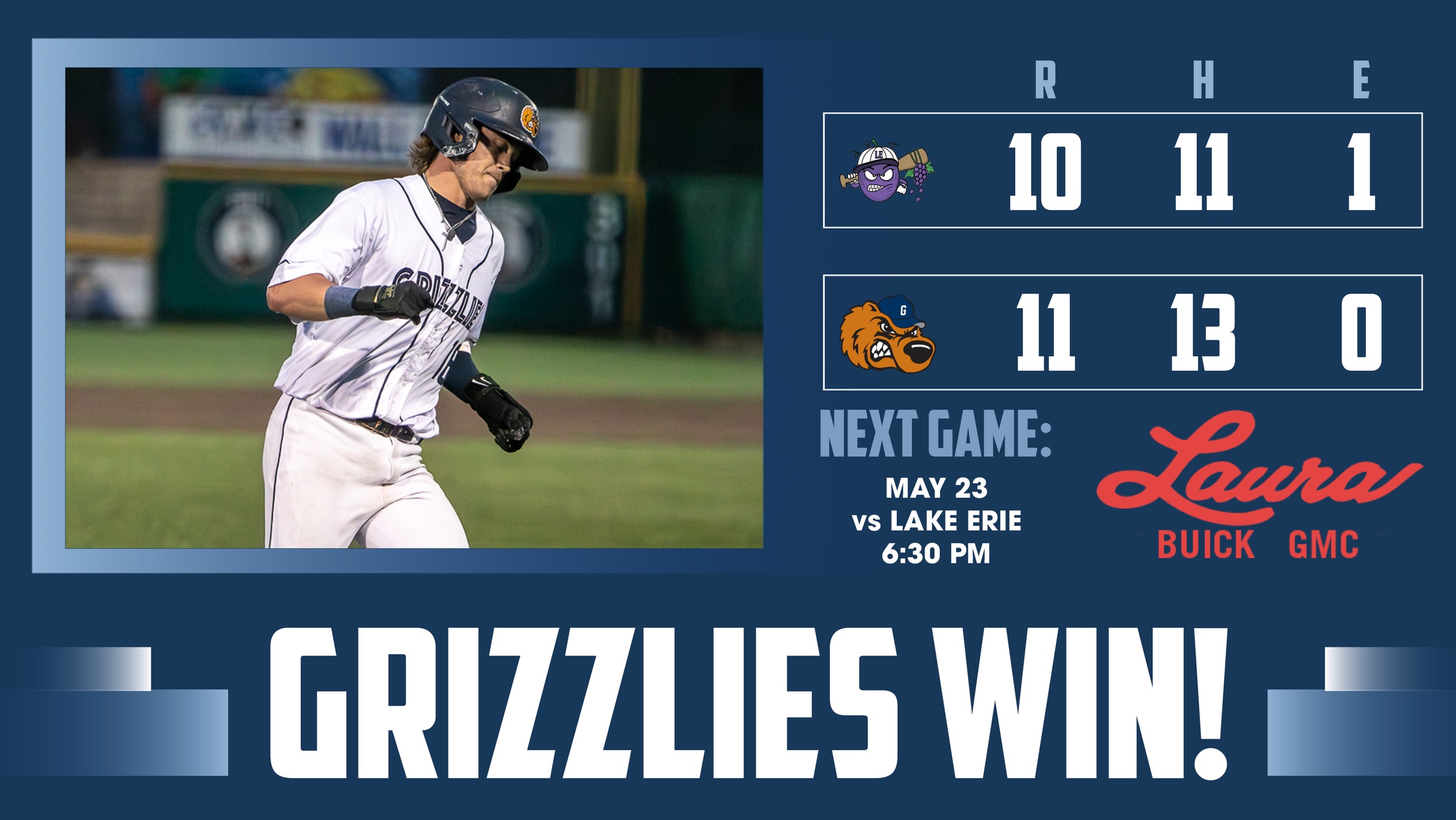 Grizzlies Break Out, Snap Skid with Win over Crushers