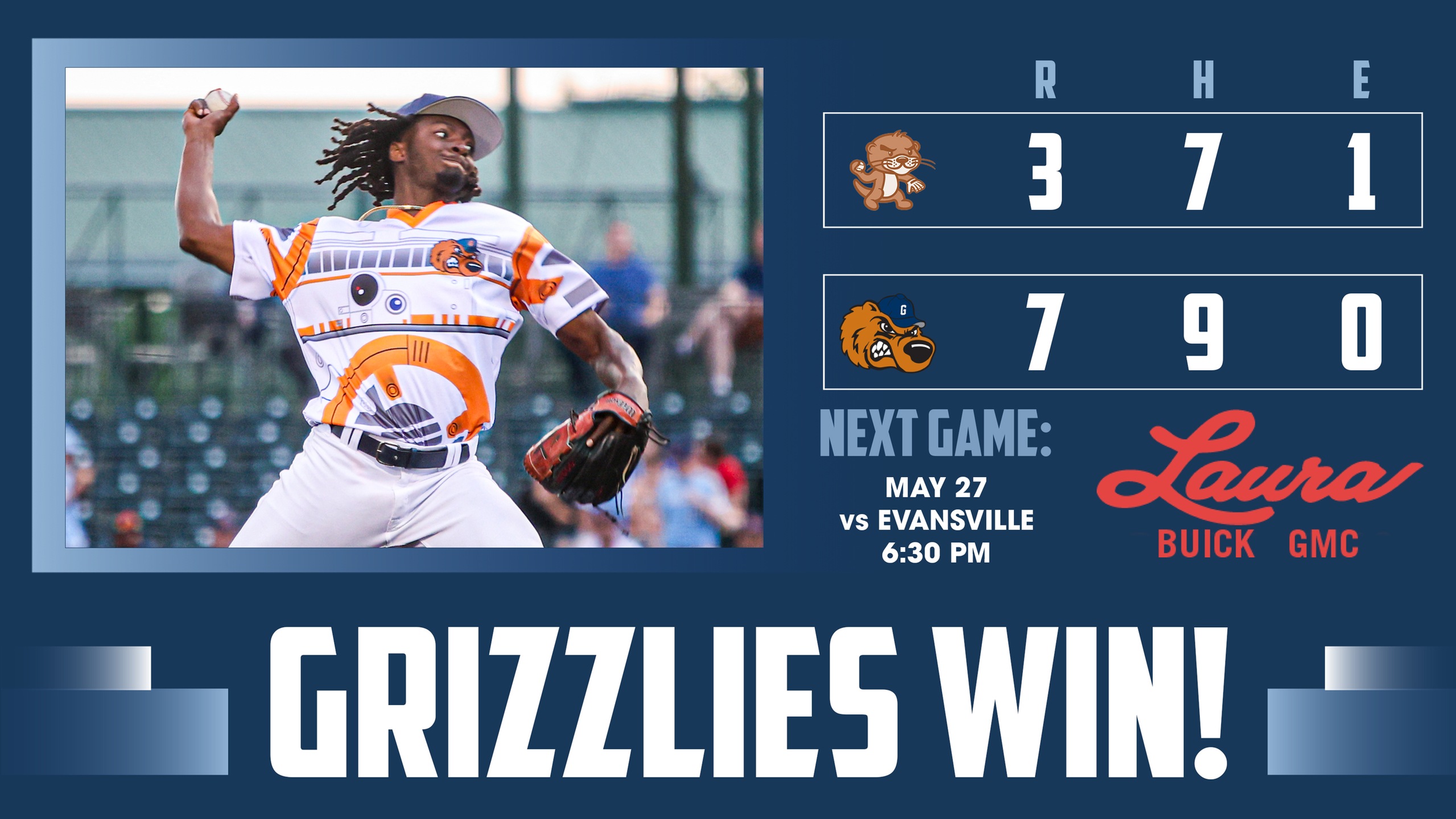 Good is Great, Grizzlies Come Back to Beat Otters