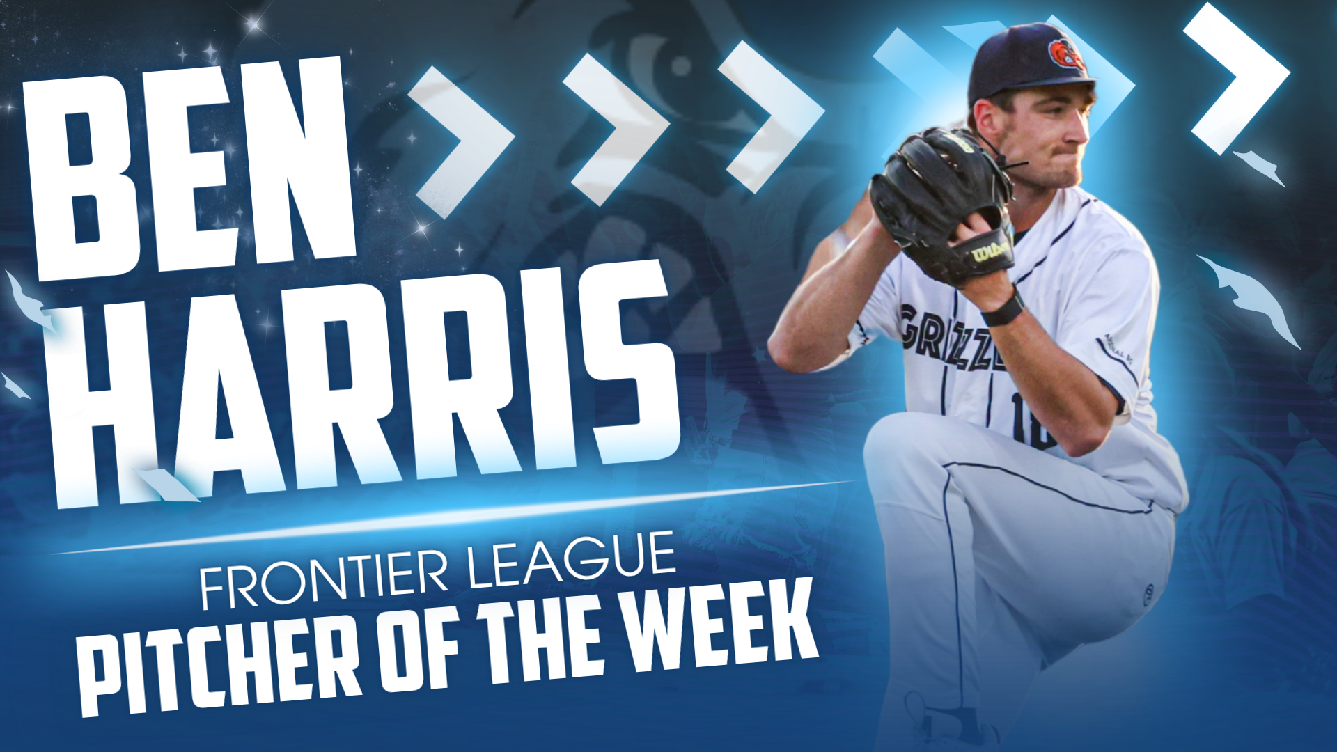 Ben Harris Named Frontier League Pitcher of the Week
